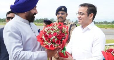 राज्यपाल गुरमीत सिंह का पंतनगर आगमन, स्वागत के बाद नैनीताल के लिए प्रस्थान