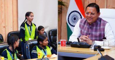 *मुख्यमंत्री ने बालिकाओं के साथ  प्रधानमंत्री के मन की बात के 134 वें संस्करण को सुना*
