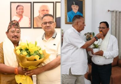 *नव नियुक्त दायित्वधारियों ने कैबिनेट मंत्री गणेश जोशी से की भेंट, मंत्री गणेश जोशी ने दी बधाई*