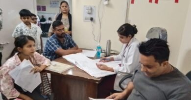 जिला चिकित्सालय के स्वास्थ्य शिविर में पहले दिन 624 मरीजों ने उठाया लाभ