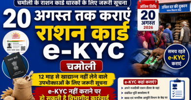 12 माह से खाद्यान्न नहीं लेने वाले उपभोक्ता 20 अगस्त तक कराएं ई-केवाईसी: जिला पूर्ति अधिकारी,