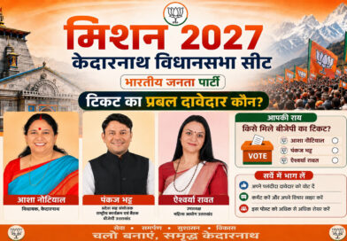 केदारनाथ में 2027 के लिए भाजपा के टिकट की चर्चा तेज, आशा नौटियाल, पंकज भट्ट और ऐश्वर्या रावत प्रमुख दावेदारों में शामिल
